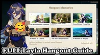 Genshin Impact FULL Layla Hangout Event Guide All 6 Endings & Choices ...