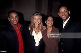 Actor Alfonso Ribeiro and girlfriend model Gabrielle Tuite and actor ...