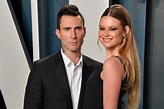 Adam Levine dons a dress, matches wife and daughters for family photo