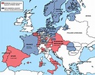 Alliances during Thirty Years’ War, 1618-1648. - Maps on the Web