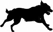 Dog Running Silhouette | Free vector silhouettes