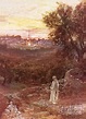 Jesus on the mount of Olives Painting by William Brassey Hole - Pixels ...