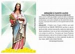 Blog do Paredinha: Oração à Santa Luzia