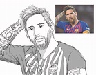 Dibujo De Lionel Messi Para Colorear - Dibujos para colorear
