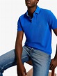 Tommy Hilfiger 1985 Slim Fit Polo Shirt, Bio Blue at John Lewis & Partners