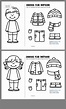 Christmas Winter Pattern Worksheet For Kids