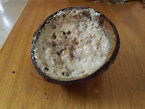 Faiai eleni - baked to perfection in a coconut shell | Polynesian food ...