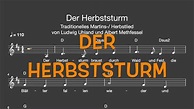 Lied: Der Herbststurm braust durch Wald und Feld (Sankt Martin ...