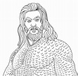 Aquaman coloring pages - Free coloring pages | WONDER DAY — Coloring ...