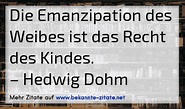 Hedwig Dohm Zitate | Bekannte-Zitate.net