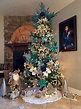 10+ Blue Silver Christmas Tree - DECOOMO