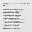 ~ Bright Star ~ John Keats 1795-1821 | John keats, Star poetry ...