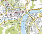 Nástěnná mapa Ústí nad Labem | Nástěnné mapy.cz