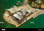 Vista aérea de la Ópera de Sydney en Australia Fotografía de stock - Alamy