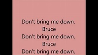 Don't Bring Me Down - Electric Light Orchestra E.L.O. [Lyrics] [HD ...