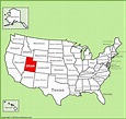 Utah location on the U.S. Map