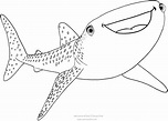 Las mejores 138 + Tiburon ballena dibujo para colorear ...
