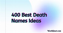 400 Best Death Names That You Will Like