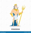 Poseidon - Ancient Greek Supreme Sea God. Greek Mythology. Neptune ...