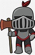 Knight clipart medieval history, Knight medieval history Transparent ...