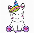 Unicorn Kawaii Unicornios Animados En ellos te ense an paso a paso y de ...