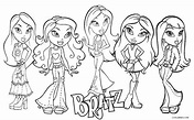 Dibujos Bratz Para Colorear E Imprimir Gratis