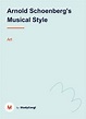 Arnold Schoenberg's Musical Style | Free Essay Example