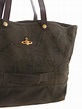 Vivienne Westwood - City Canvas tote bag in military green - totes bags ...