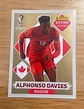 Alphonso Davies Panini extra Sticker Rookie Gold Qatar 2022 | Comprare ...