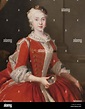 English: Portrait of the Princess Maria Amalia of Saxony in Polish costume, detail. Español ...