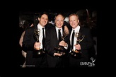 (L-R) Co-Executive Producers for "Modern Family" Bill Wrubel, Danny ...