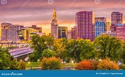 Hartford, Connecticut, USA stockbild. Bild von grenzsteine - 121568515