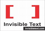 Invisible Text – (ㅤ) invisible character