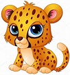 Animado: jaguar bebe | Dibujos animados de guepardos bebé lindo ...