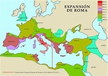 Geografía e Historia: Expansión del Imperio Romano. Mapa
