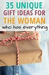 35 Unique gift ideas for women who want nothing | Unique christmas ...