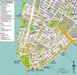 Street map of lower Manhattan - Map of lower Manhattan with street ...