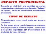 REPARTO DIRECTAMENTE PROPORCIONAL SIMPLE EJEMPLOS Y EJERCICIOS RESUELTOS