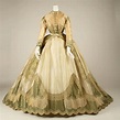 Dress | French | Moda vitoriana, Moda histórica, Vestidos vitorianos