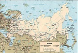 Mapa Politico de Rusia - mapa.owje.com