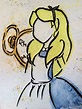 Alice in wonderland watercolor painting by DashesofColor on Etsy ...