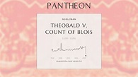 Theobald V, Count of Blois Biography - Count of Blois from 1151 to 1191 ...