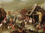 Cornelis DE BAELLIEUR (Antwerp 1607 - 1671) - Adoration of the ...