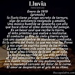 Poema Lluvia de Federico García Lorca - Análisis del poema