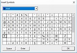 How To Insert Symbols And Special Characters In Excel Easy - Riset