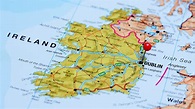 mapa politico irlanda