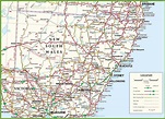 Nueva gales del sur mapa - Mapa de nueva gales del sur (Australia)
