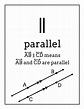 Parallel Symbol In Geometry