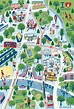 Hackney Illustrated Map - Etsy UK