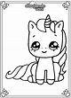 Dibujo de un unicornio cute para imprimir y colorear - Dibujando con Vani